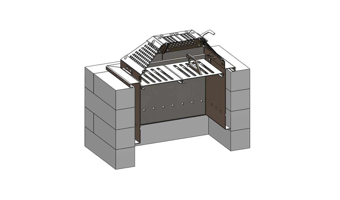 Feu ouvert - personnalisable 20 X 20