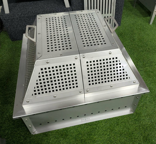 Feu ouvert - personnalisable 40 X 40